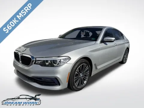 Silver 2018 BMW 5 Series 530i xDrive for sale in Charlotte, NC