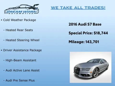 Photos of 2016 Audi S7 4.0T for sale in Charlotte, NC at Dream Work Automotive