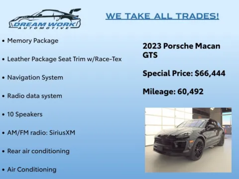 Photos of 2023 Porsche Macan GTS for sale in Charlotte, NC at Dream Work Automotive