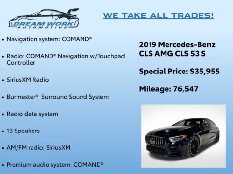 Photos of 2019 Mercedes-Benz CLS 53 AMG for sale in Charlotte, NC at Dream Work Automotive