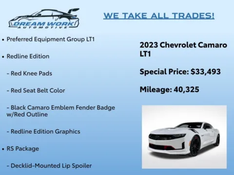 Photos of 2023 Chevrolet Camaro LT1 for sale in Charlotte, NC at Dream Work Automotive