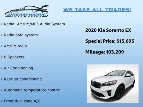 Photos of 2020 Kia Sorento EX for sale in Charlotte, NC at Dream Work Automotive
