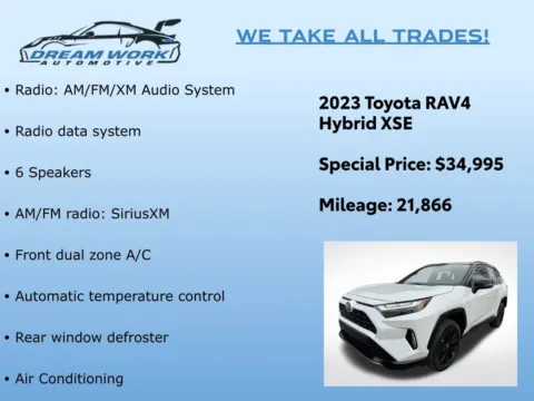 Photos of 2023 Toyota RAV4 Hybrid XSE for sale in Charlotte, NC at Dream Work Automotive