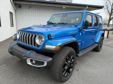 Blue 2024 Jeep Wrangler Sahara 4xe for sale in Charlotte, NC