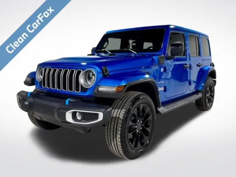 Blue 2024 Jeep Wrangler Sahara 4xe for sale in Charlotte, NC