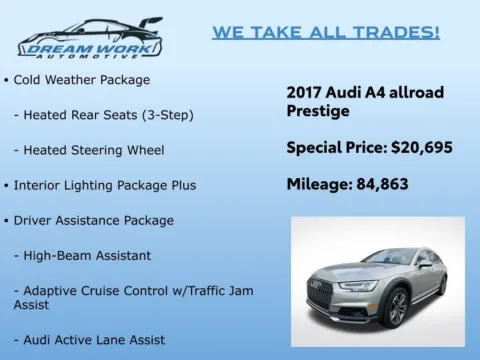 Photos of 2017 Audi A4 allroad 2.0T Prestige for sale in Charlotte, NC at Dream Work Automotive