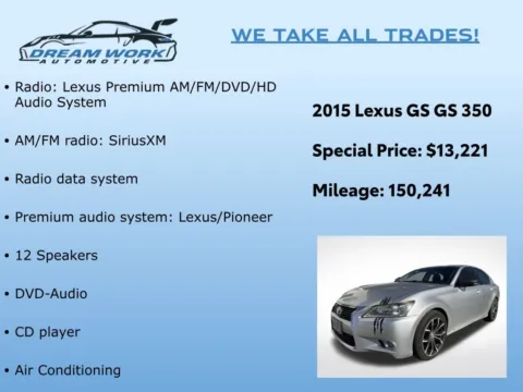 Photos of 2015 Lexus GS 350 for sale in Charlotte, NC at Dream Work Automotive