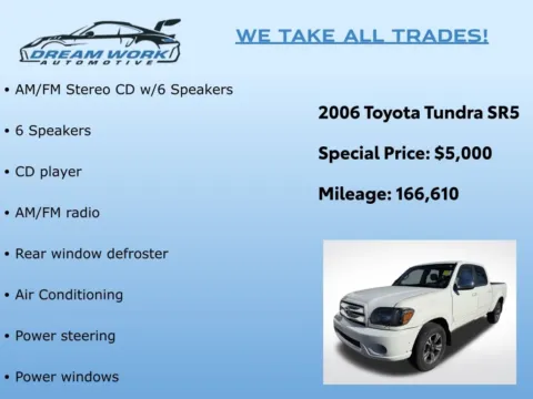 Photos of 2006 Toyota Tundra SR5 for sale in Charlotte, NC at Dream Work Automotive