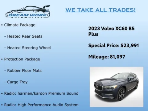Photos of 2023 Volvo XC60 B5 Plus Bright Theme for sale in Charlotte, NC at Dream Work Automotive
