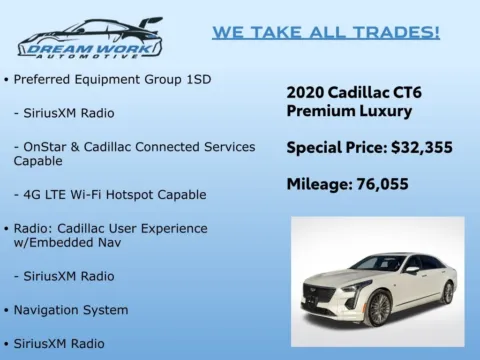 Photos of 2020 Cadillac CT6 3.6L Premium Luxury for sale in Charlotte, NC at Dream Work Automotive