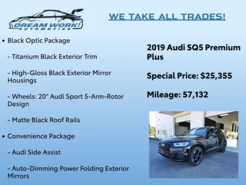 Photos of 2019 Audi SQ5 3.0T Premium Plus for sale in Charlotte, NC at Dream Work Automotive