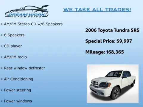 Photos of 2006 Toyota Tundra SR5 for sale in Charlotte, NC at Dream Work Automotive