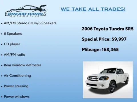 Photos of 2006 Toyota Tundra SR5 for sale in Charlotte, NC at Dream Work Automotive