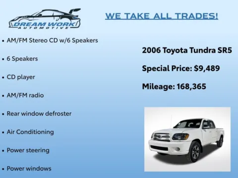 Photos of 2006 Toyota Tundra SR5 for sale in Charlotte, NC at Dream Work Automotive
