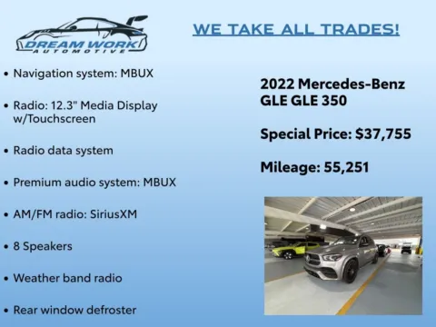 Photos of 2022 Mercedes-Benz GLE 350 for sale in Charlotte, NC at Dream Work Automotive