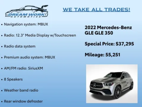 Photos of 2022 Mercedes-Benz GLE 350 for sale in Charlotte, NC at Dream Work Automotive