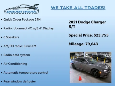 Photos of 2021 Dodge Charger R/T for sale in Charlotte, NC at Dream Work Automotive