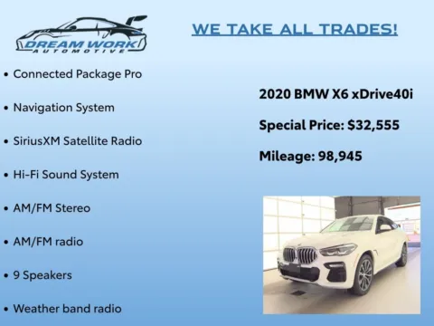 Photos of 2020 BMW X6 xDrive40i for sale in Charlotte, NC at Dream Work Automotive