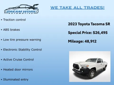 Photos of 2023 Toyota Tacoma SR for sale in Charlotte, NC at Dream Work Automotive