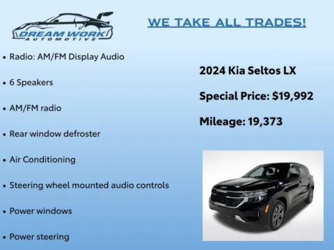 Photos of 2024 Kia Seltos LX for sale in Charlotte, NC at Dream Work Automotive