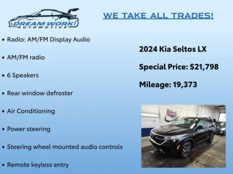 Photos of 2024 Kia Seltos LX for sale in Charlotte, NC at Dream Work Automotive