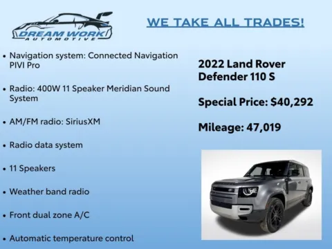 Photos of 2022 Land Rover Defender 110 S for sale in Charlotte, NC at Dream Work Automotive