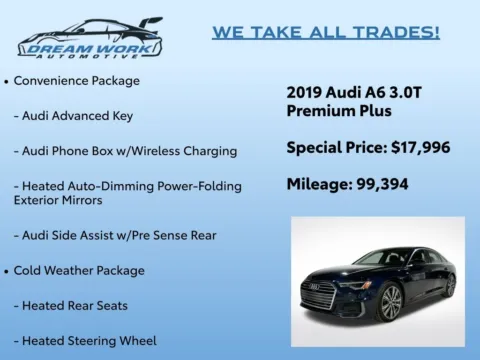 Photos of 2019 Audi A6 3.0T Premium Plus for sale in Charlotte, NC at Dream Work Automotive