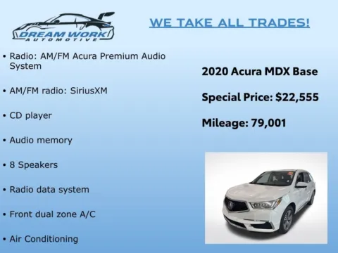 Photos of 2020 Acura MDX 3.5L for sale in Charlotte, NC at Dream Work Automotive