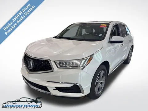 White 2020 Acura MDX 3.5L for sale in Charlotte, NC
