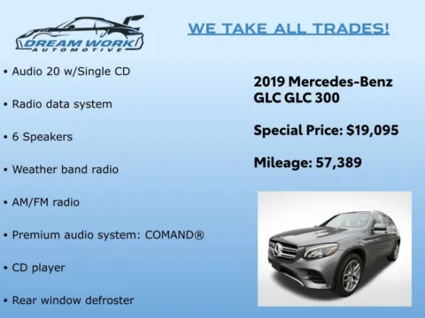 Photos of 2019 Mercedes-Benz GLC 300 for sale in Charlotte, NC at Dream Work Automotive