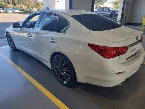 Another view of 2016 INFINITI Q50 Red Sport 400 for sale in Charlotte, NC at Dream Work Automotive
