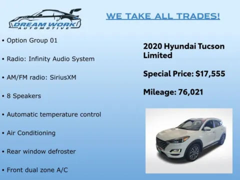 Photos of 2020 Hyundai Tucson Limited for sale in Charlotte, NC at Dream Work Automotive