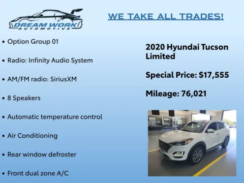 Photos of 2020 Hyundai Tucson Limited for sale in Charlotte, NC at Dream Work Automotive