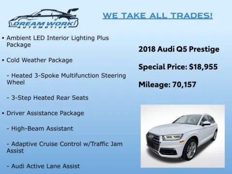 Photos of 2018 Audi Q5 2.0T Prestige for sale in Charlotte, NC at Dream Work Automotive