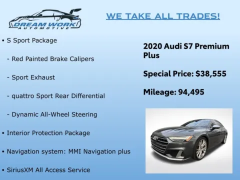 Photos of 2020 Audi S7 2.9T Premium Plus for sale in Charlotte, NC at Dream Work Automotive