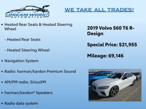 Photos of 2019 Volvo S60 T6 R-Design for sale in Charlotte, NC at Dream Work Automotive