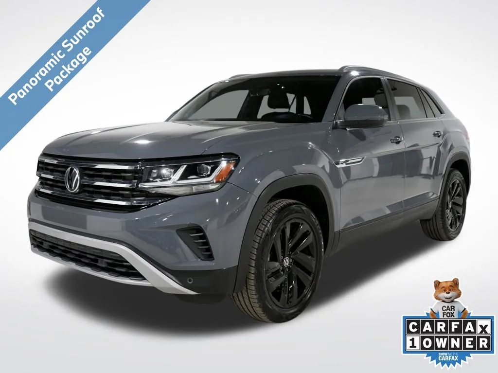 Gray 2022 Volkswagen Atlas Cross Sport 3.6L V6 SE w/Technology for sale in Charlotte, NC