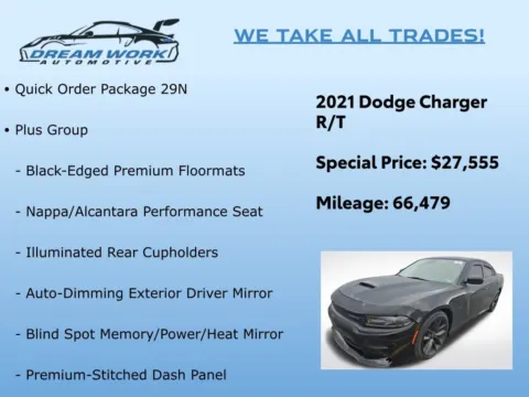 Photos of 2021 Dodge Charger R/T for sale in Charlotte, NC at Dream Work Automotive