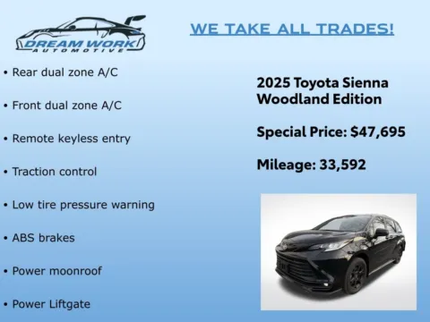 Photos of 2025 Toyota Sienna XSE for sale in Charlotte, NC at Dream Work Automotive