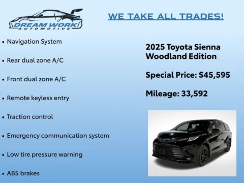 Photos of 2025 Toyota Sienna Woodland Edition for sale in Charlotte, NC at Dream Work Automotive