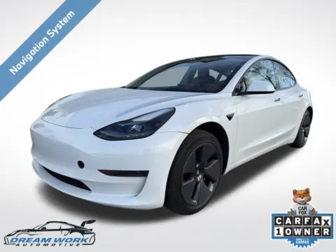 White 2021 Tesla Model 3 Standard Range Plus for sale in Charlotte, NC