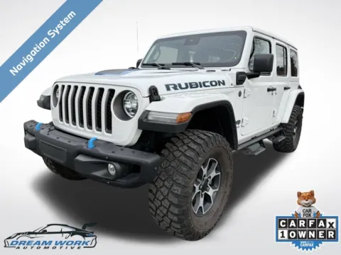 White 2021 Jeep Wrangler Unlimited Rubicon 4xe for sale in Charlotte, NC