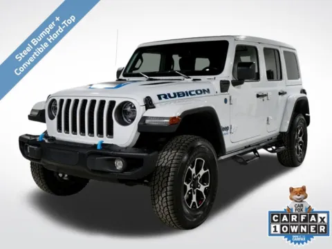 White 2021 Jeep Wrangler Unlimited Rubicon 4xe for sale in Charlotte, NC