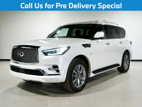 White 2019 INFINITI QX80 LUXE for sale in Charlotte, NC