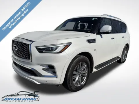 White 2019 INFINITI QX80 LUXE for sale in Charlotte, NC