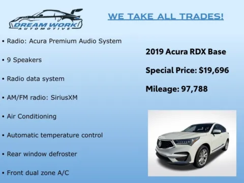 Photos of 2019 Acura RDX for sale in Charlotte, NC at Dream Work Automotive
