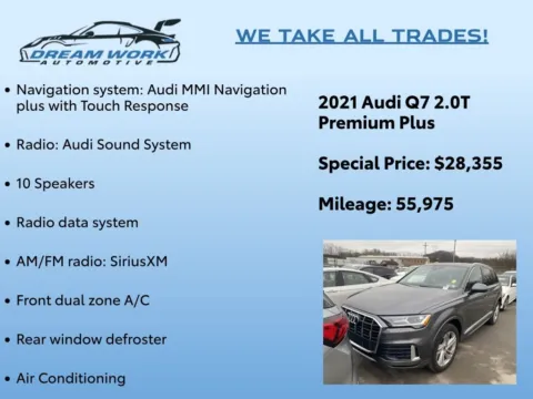 Photos of 2021 Audi Q7 45 Premium Plus for sale in Charlotte, NC at Dream Work Automotive