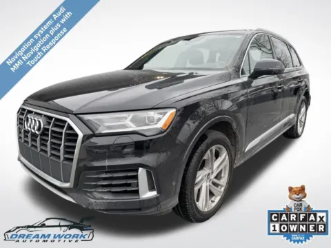 Black 2021 Audi Q7 55 Premium for sale in Charlotte, NC
