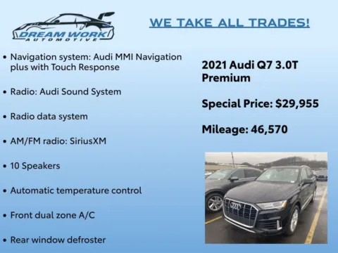 Photos of 2021 Audi Q7 55 Premium for sale in Charlotte, NC at Dream Work Automotive