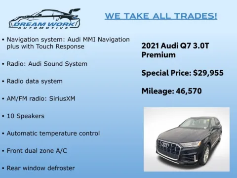 Photos of 2021 Audi Q7 55 Premium for sale in Charlotte, NC at Dream Work Automotive